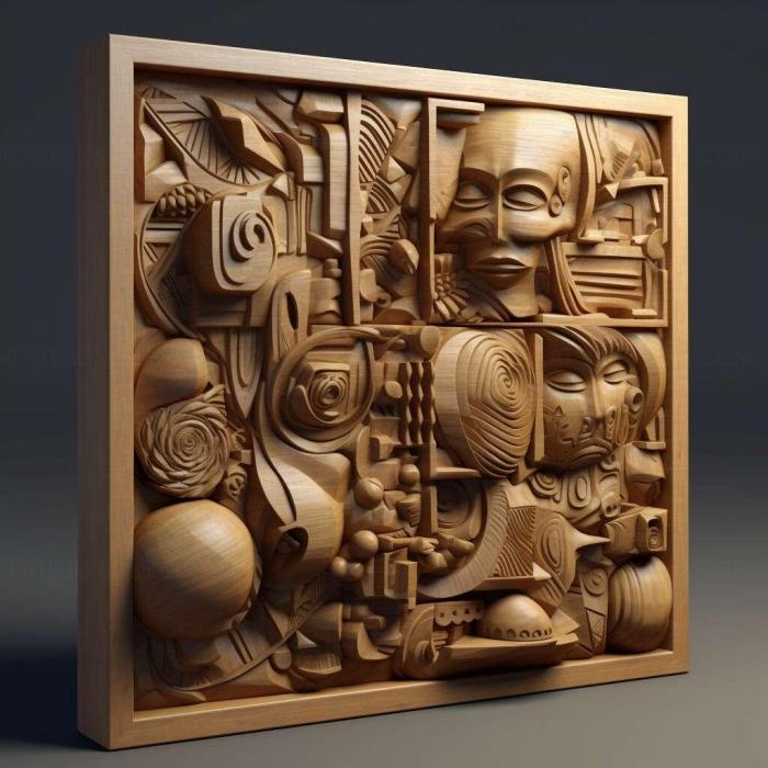 نموذج ثلاثي الأبعاد لآلة CNC 3D Art 